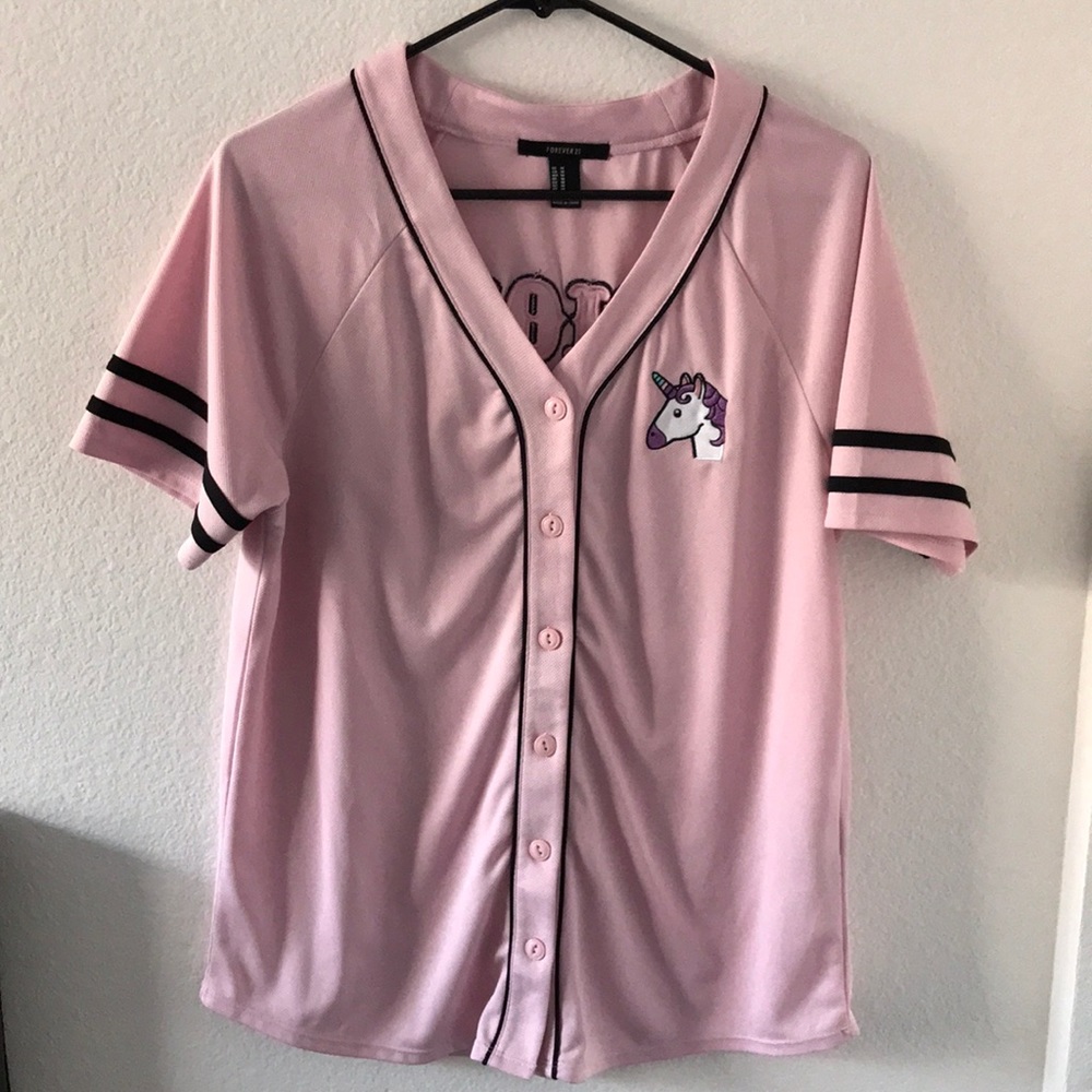 Cute Unicorn 🦄 button down girly jersey